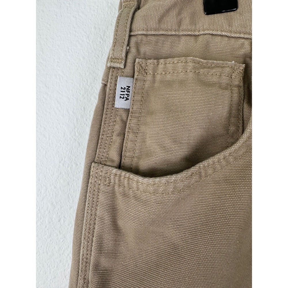 Carhartt FR Work Pants Mens 30x34 Tan Excellent Flame Resistant Loose Fit GKN - Picture 3 of 8